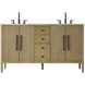 Blakely 60 X 34 inch Linen Oak Bathroom Vanity Cabinet