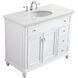 Otto 42 X 21 X 35 inch Antique White Vanity Sink Set