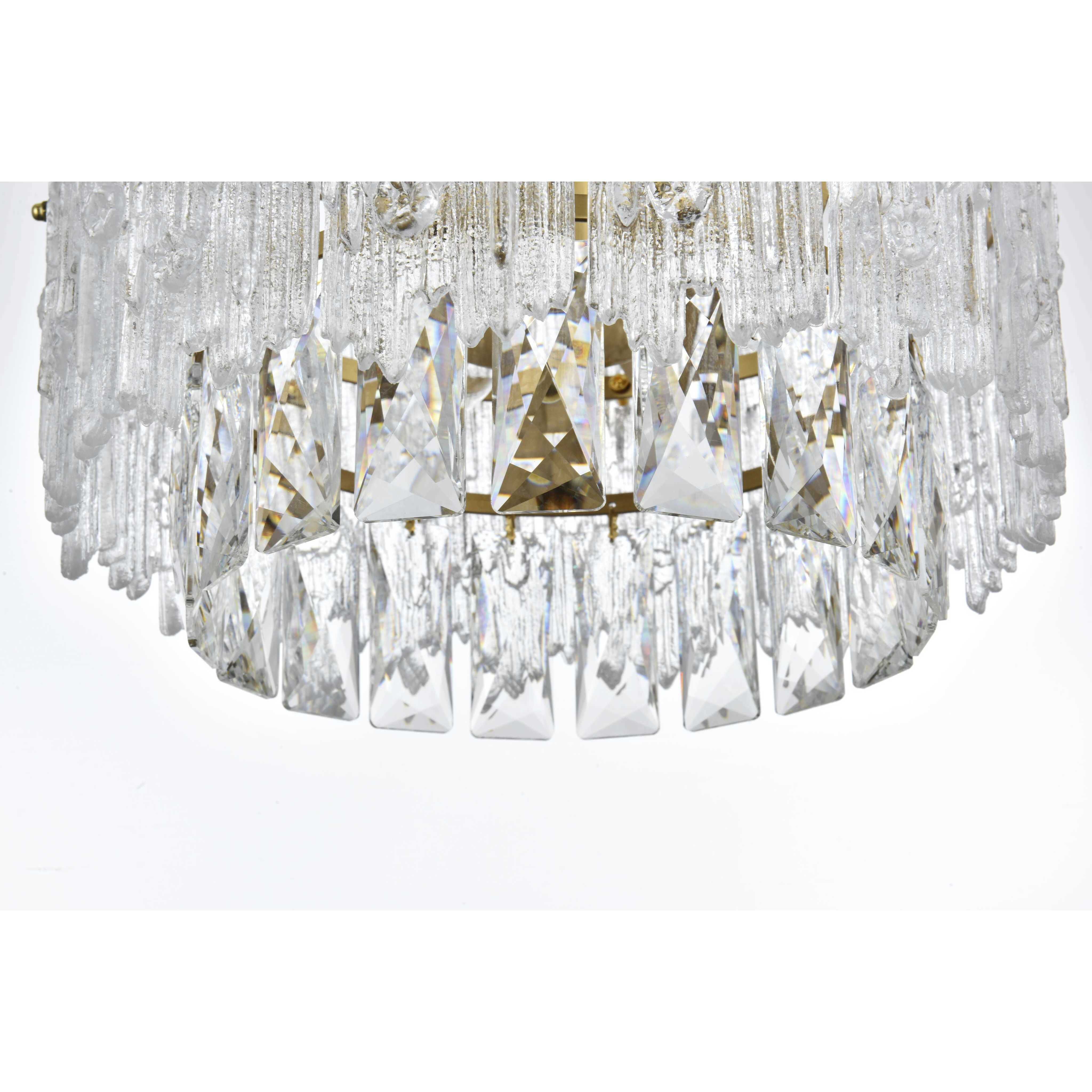 Emilia 3 Light 12 inch Satin Gold Flush Mount Ceiling Light