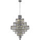 Maxime 18 Light 26 inch Chrome Dining Chandelier Ceiling Light in Clear, Royal Cut