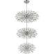 Vera 100 Light 25.5 inch Chrome Chandelier Ceiling Light