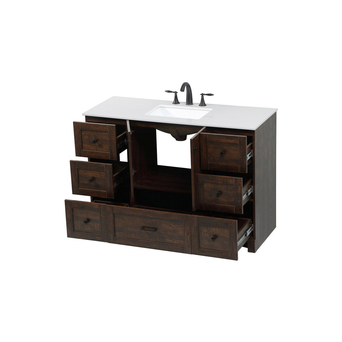 Soma 48 X 19 X 34 inch Expresso Vanity Sink Set