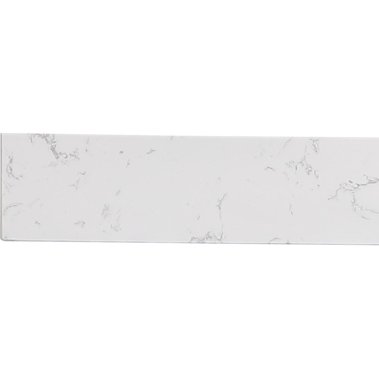 Backsplash 24 X 1 X 4 inch Calacatta White Bathroom Vanity Backsplash 
