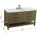 Karson 60 X 34 inch Chestnut Brown Bathroom Vanity Cabinet
