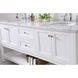 Metropolis 72 X 22 X 34 inch White Vanity Sink Set