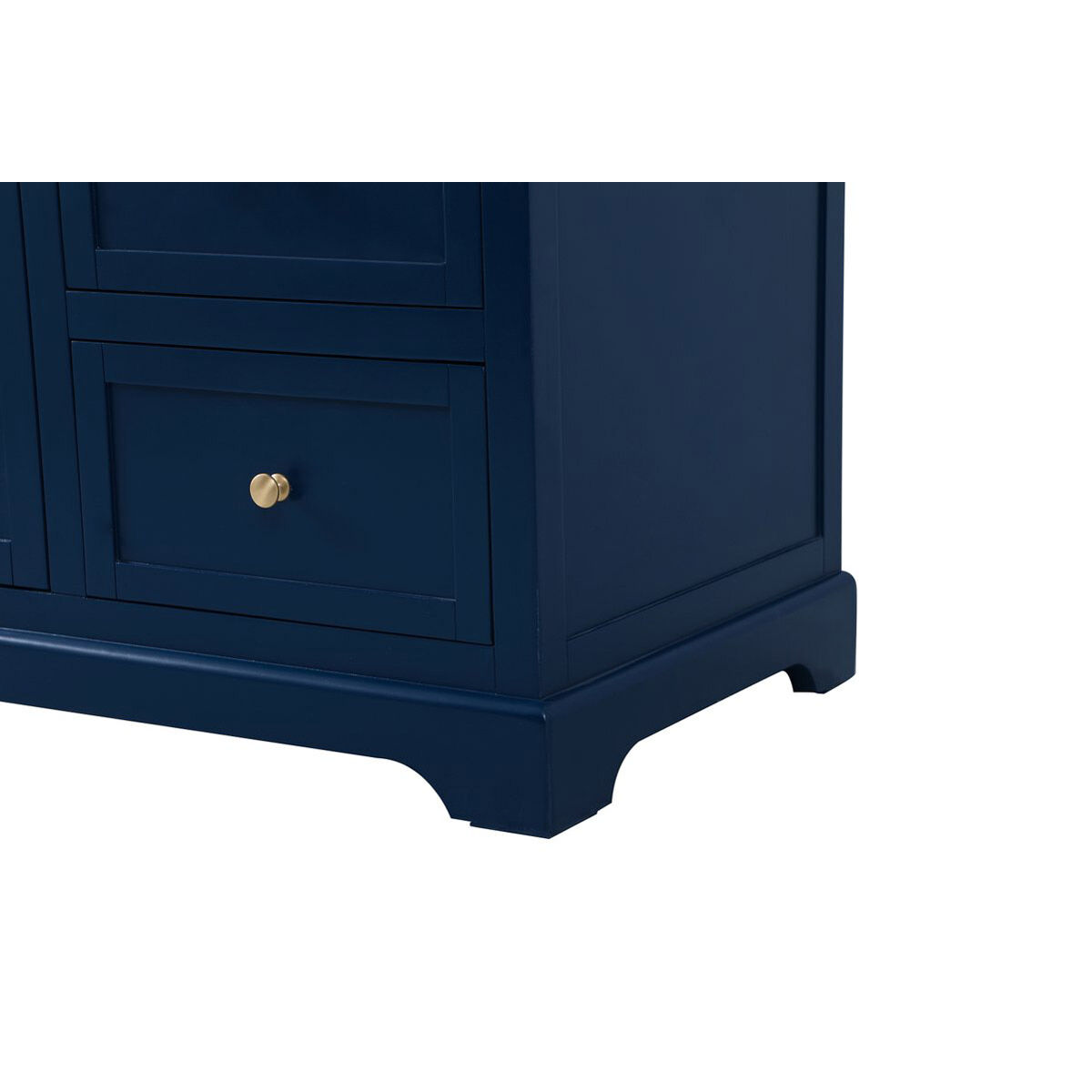 Franklin 60 X 22 X 35 inch Blue Bathroom Vanity Cabinet