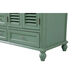 Rhodes 60 X 60 X 35 inch Vintage Mint and Brushed Nickel Vanity Sink Set