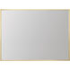 Grace 36 X 27 inch Gold Mirror