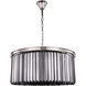 Sydney 8 Light 32 inch Polished Nickel Chandelier Ceiling Light, Urban Classic