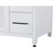 Alina 60 X 34 inch White Bathroom Vanity Cabinet