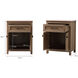 Adian Natural Oak Bathroom Storage Cabinet