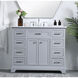 Americana 84 X 22 X 70 inch Light Grey Vanity Sink Set