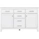 Lewis 54 X 22 X 34 inch White Vanity Sink Set