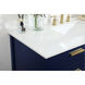 Larkin 48 X 22 X 34 inch Blue Vanity Sink Set