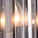 Sydney 2 Light 8 inch Matte Black Wall Sconce Wall Light in Clear, Urban Classic