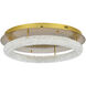 Bowen 1 Light 26 inch Satin Gold Flush Mount Ceiling Light
