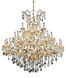 Maria Theresa 41 Light 52 inch Gold Foyer Ceiling Light in Clear, Royal Cut