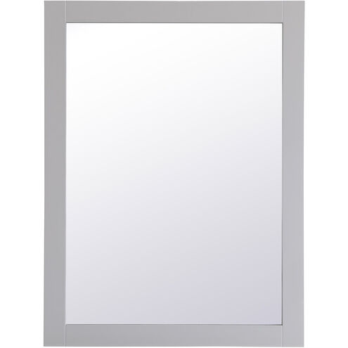 Aqua 32 X 24 inch Grey Wall Mirror