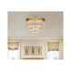Monroe 18 inch Gold Flush Mount Ceiling Light