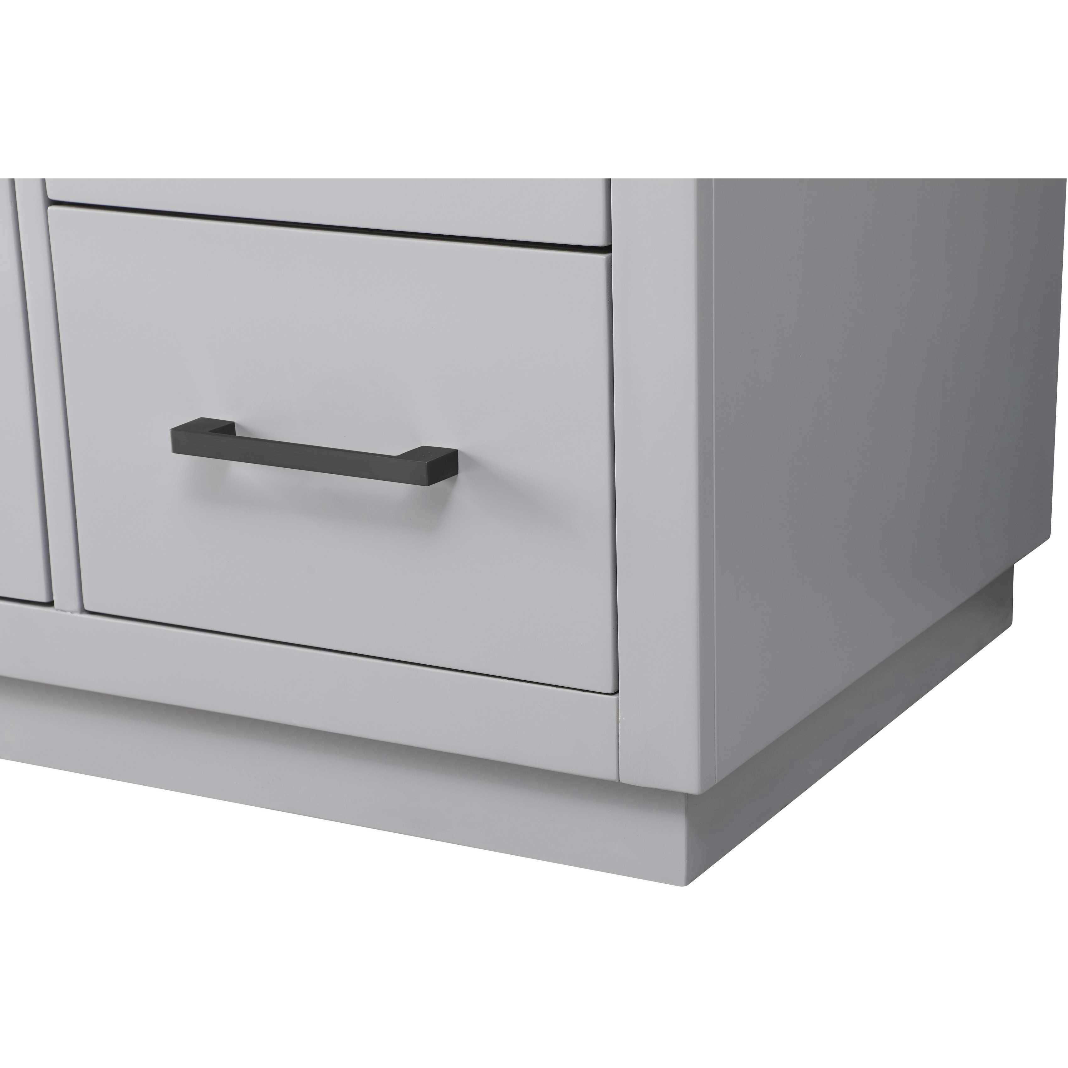 Chase 60 X 34 inch Grey Bathroom Vanity Cabinet