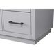 Chase 60 X 34 inch Grey Bathroom Vanity Cabinet