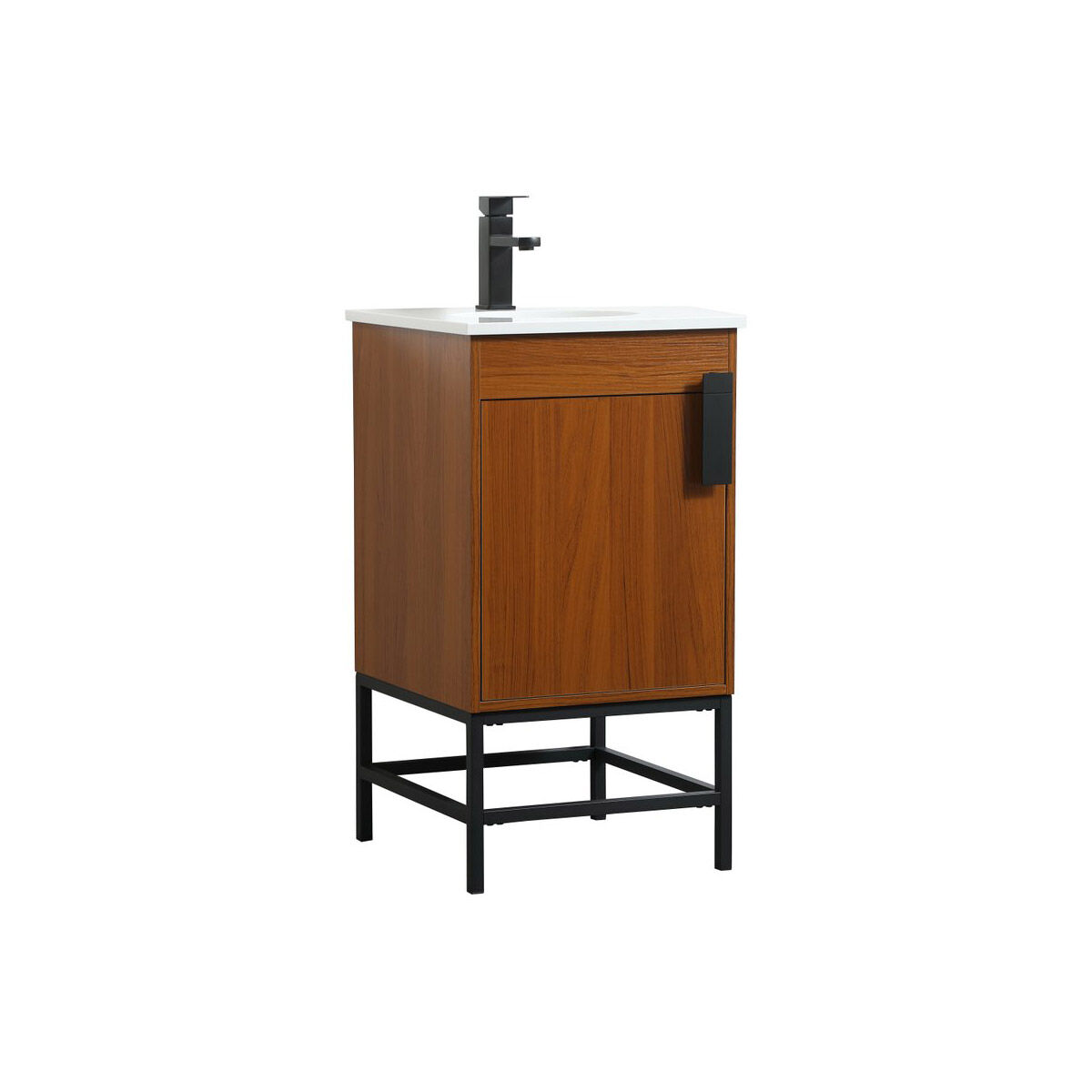 Eugene 19 X 18 X 33.5 inch Teak Vanity Sink Set