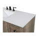 Soma 48 X 19 X 34 inch Natural Oak Vanity Sink Set