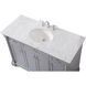 Clarence 48 X 22 X 35 inch Grey Vanity Sink Set