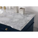 Wesley 60 X 22 X 35 inch Blue Vanity Sink Set