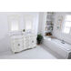 Danville 60 X 21 X 36 inch Antique White Vanity Sink Set