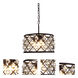 Madison 4 Light 16 inch Matte Black Pendant Ceiling Light, Urban Classic