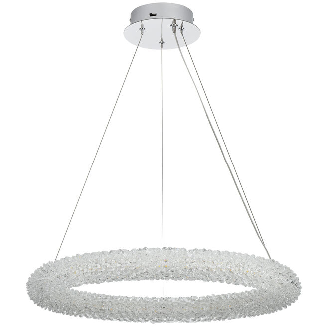 Bowen 1 Light 24 inch Chrome Chandelier Ceiling Light