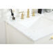 Larkin 60 X 22 X 34 inch White Vanity Sink Set