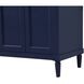 Bennett 72 X 21 X 35 inch Blue Vanity Sink Set