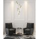 Aurora 9 Light 24 inch Satin Gold Chandelier Ceiling Light