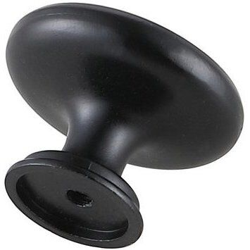Minu Matte Black Hardware Cabinet Knob, Set of 10