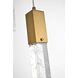 Aurora 25 Light 42 inch Satin Gold Chandelier Ceiling Light