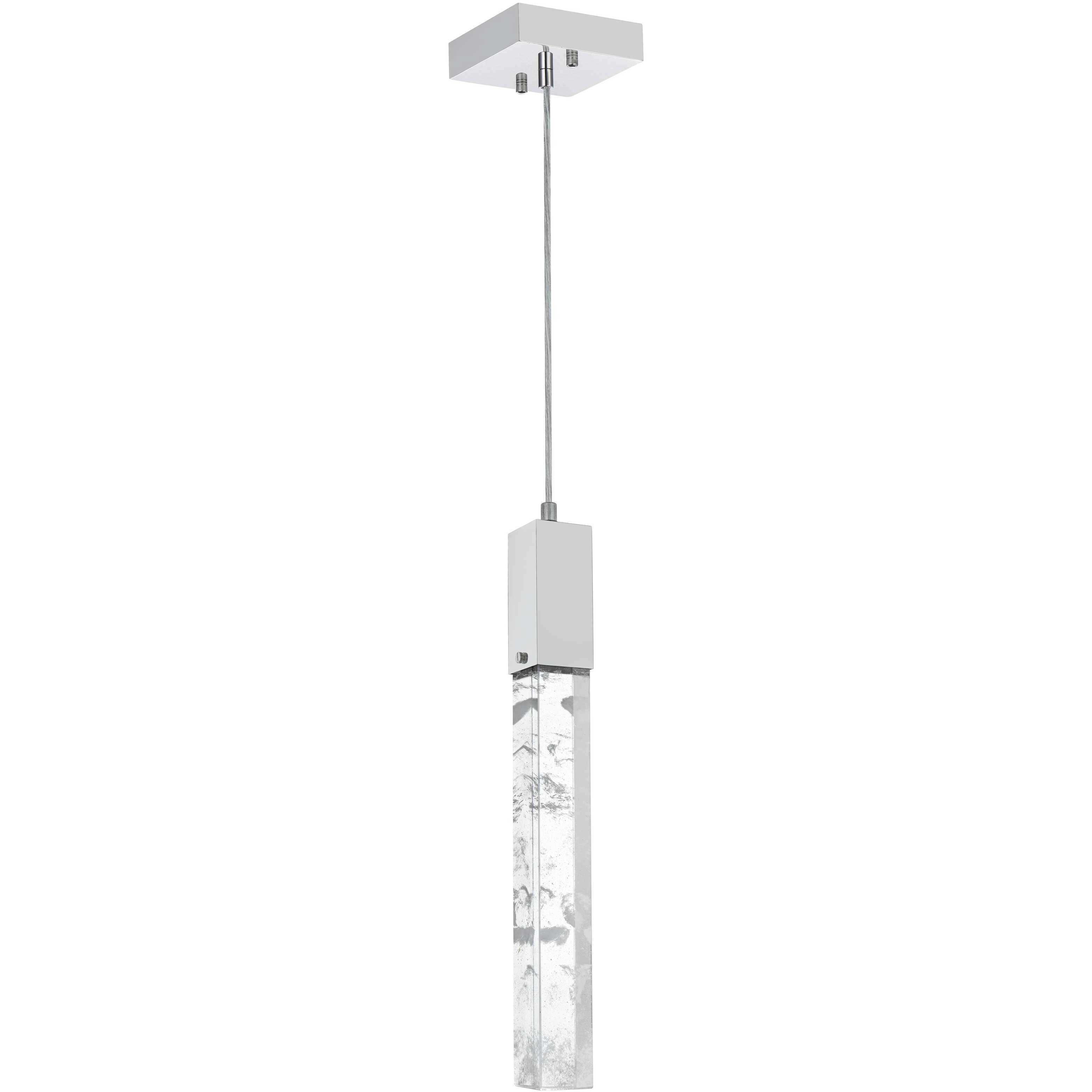 Aurora 1 Light 5 inch Chrome Pendant Ceiling Light