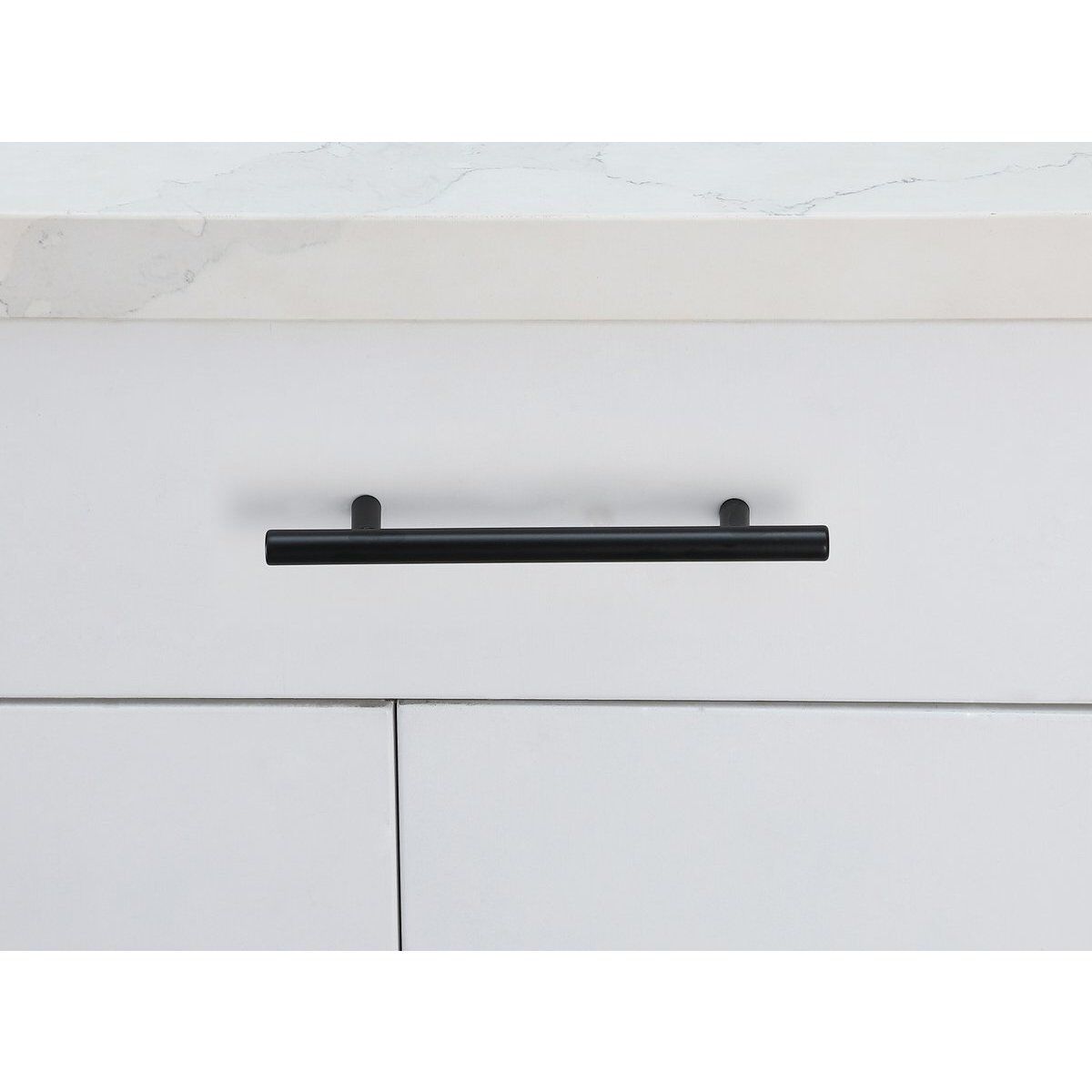 Quinn Matte Black Hardware Drawer Pull, Set of 10