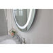 Helios 32 X 32 inch Silver Lighted Wall Mirror