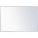 Monet 42 X 28 inch White Wall Mirror
