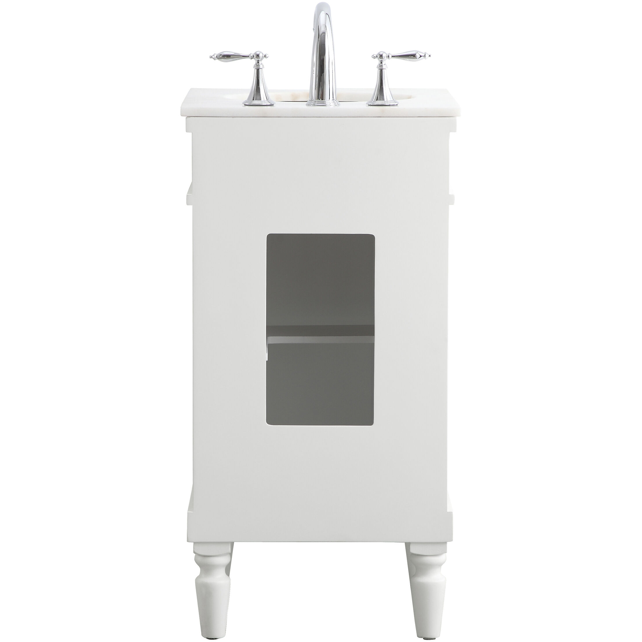 Lexington 19 X 18 X 35 inch Antique White Vanity Sink Set