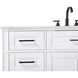 Virginia 54 X 35 inch White Bathroom Vanity Cabinet