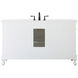 Danville 60 X 21 X 36 inch Antique White Vanity Sink Set