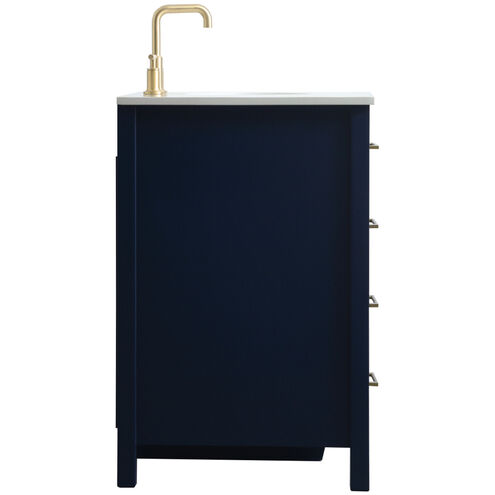 Irene 54 X 22 X 34 inch Blue Vanity Sink Set