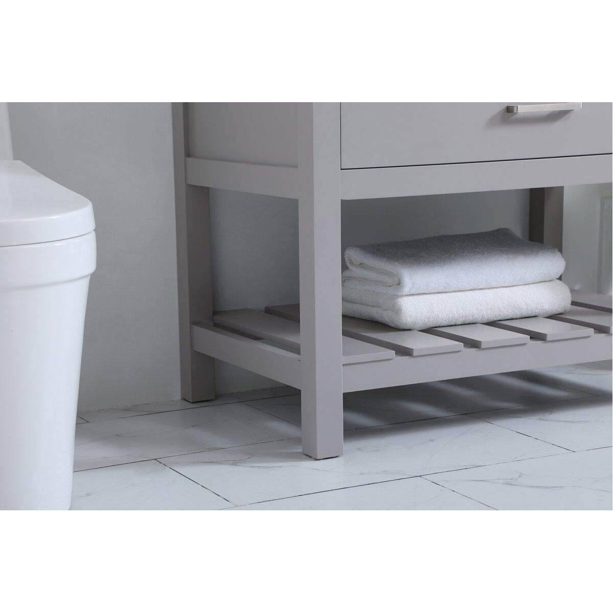 Clement 36 X 22 X 34 inch Grey Bathroom Vanity Cabinet