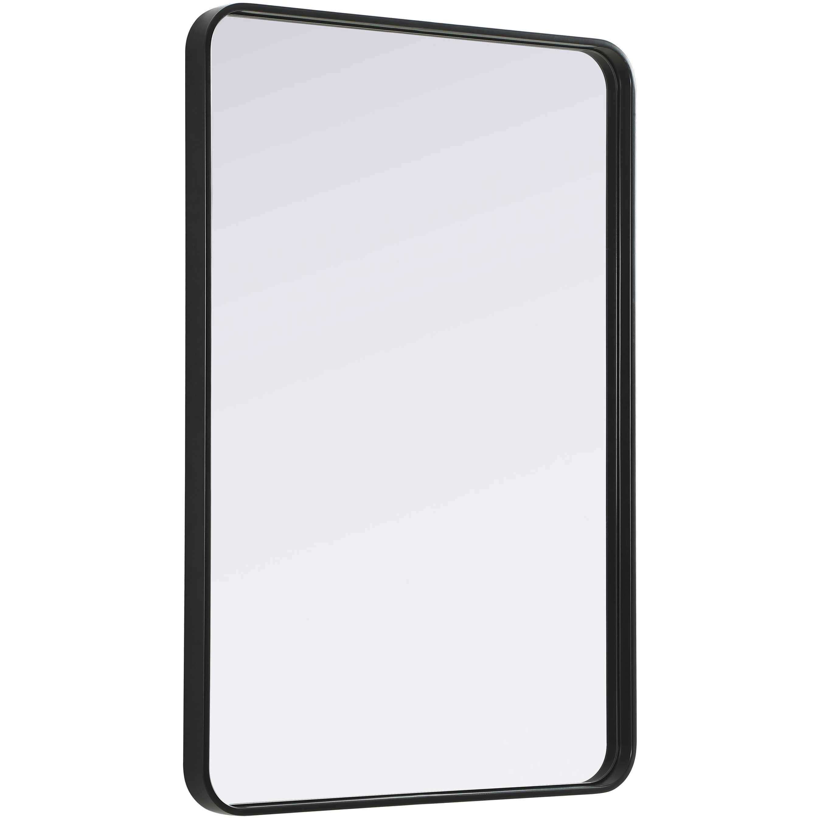 Remy 40 X 27 inch Black Mirror