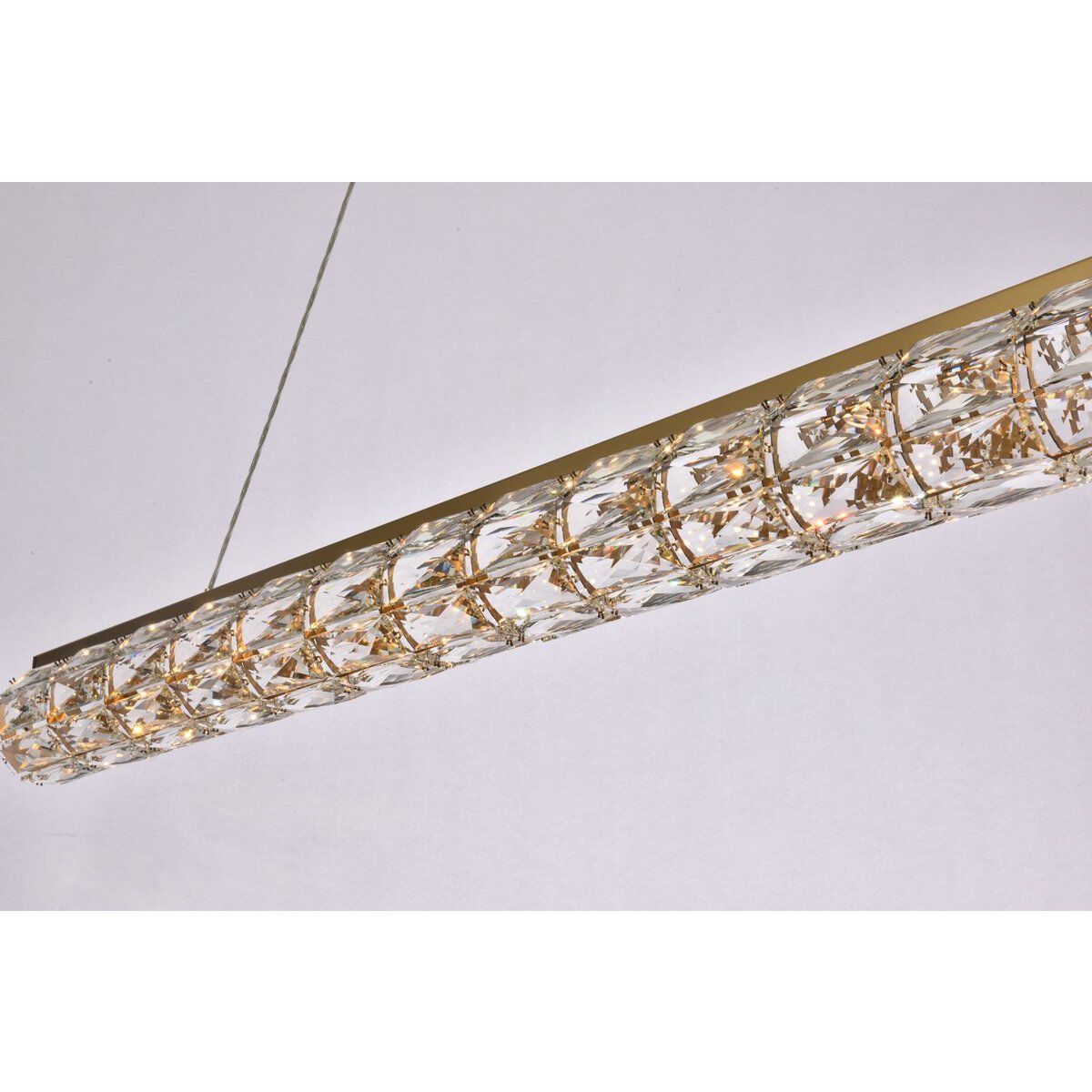 Valetta 1 Light 48 inch Gold Linear Pendant Ceiling Light