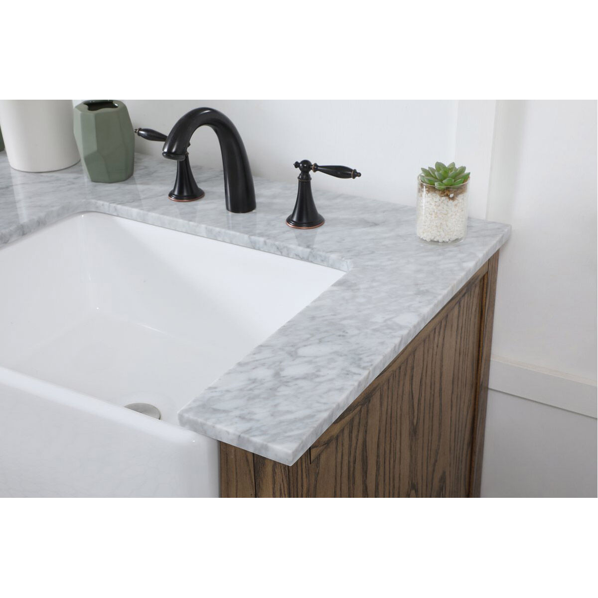 Franklin 60 X 22 X 35 inch Driftwood Bathroom Vanity Cabinet