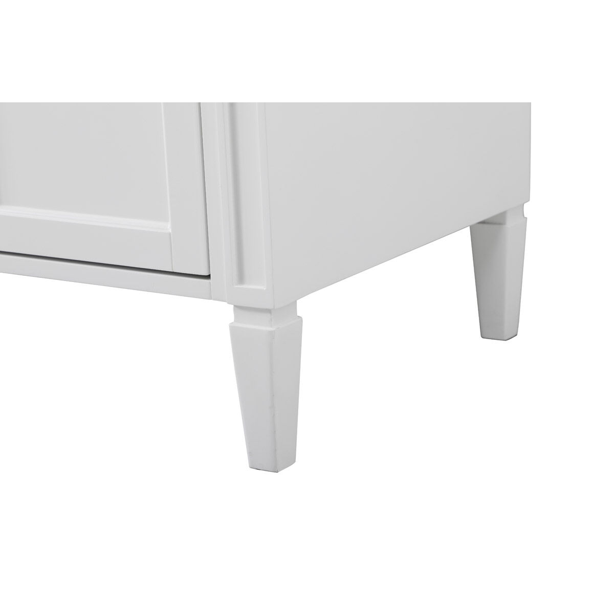 Park Avenue 72 X 21.5 X 35 inch White Vanity Sink Set